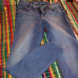 Old navy mid rise rockstar jeans 4 petite